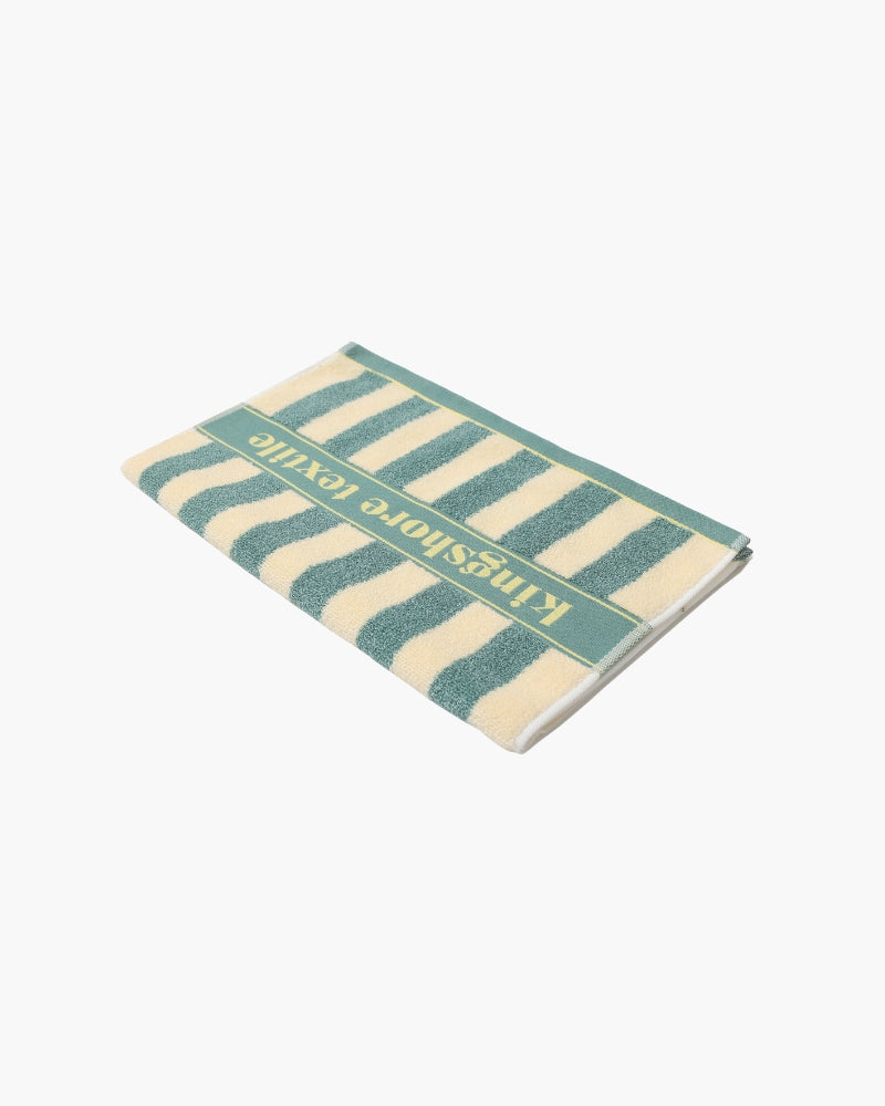 Serviette à main à rayures de mer