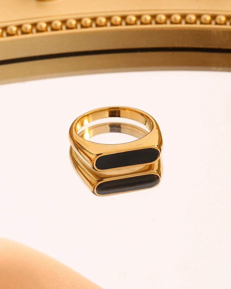 Bague d'obsidienne