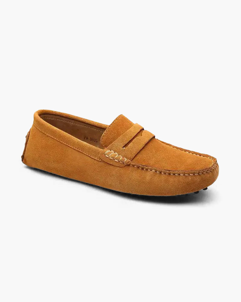 VORO Suede Driver Loafers
