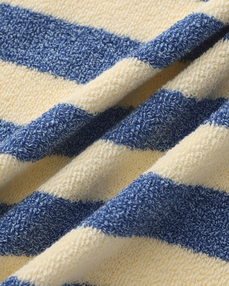 Serviette à main à rayures de mer