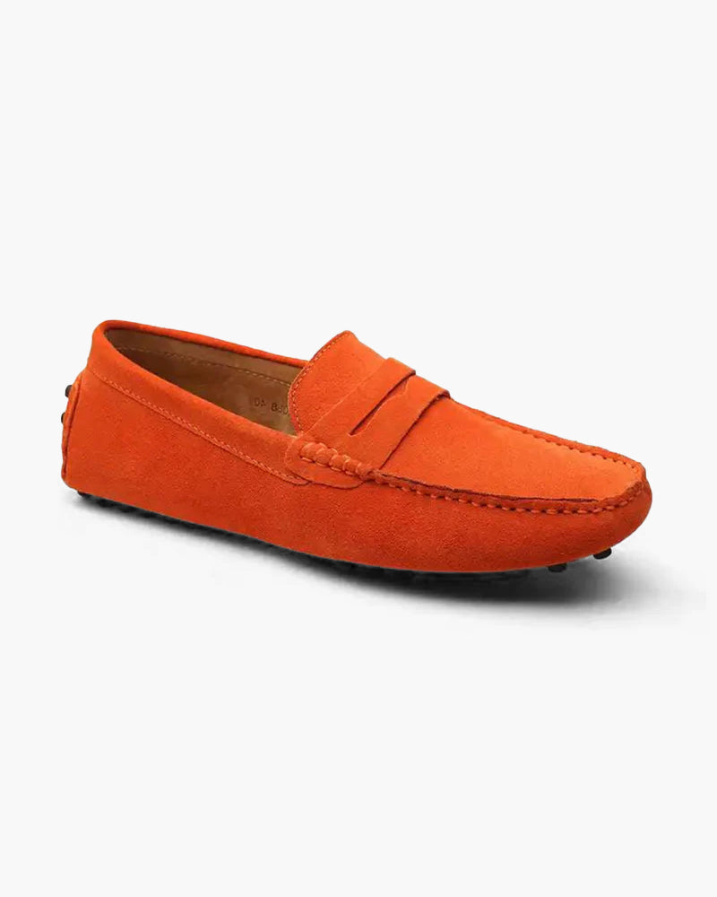 VORO Suede Driver Loafers