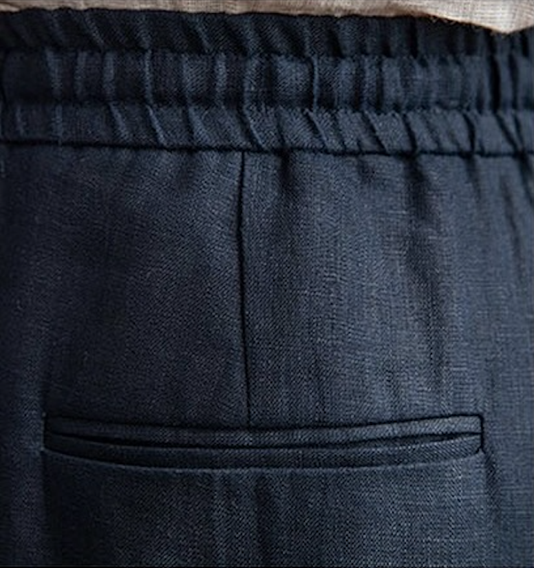 Pantalon en lin capri