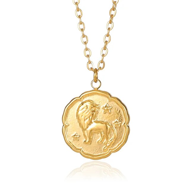 Voro - Collier de signe du zodiaque - or