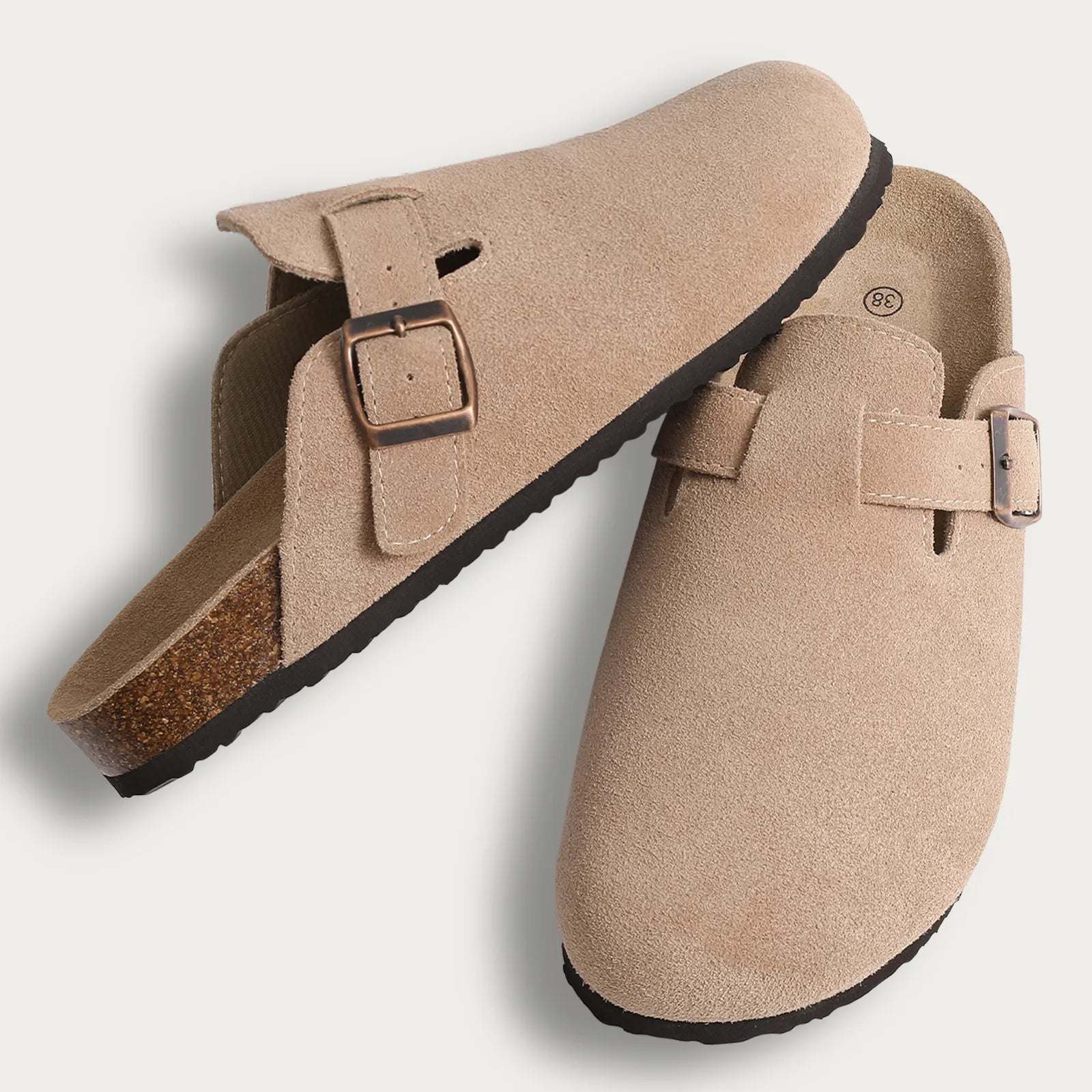 VORO Suede Clogs