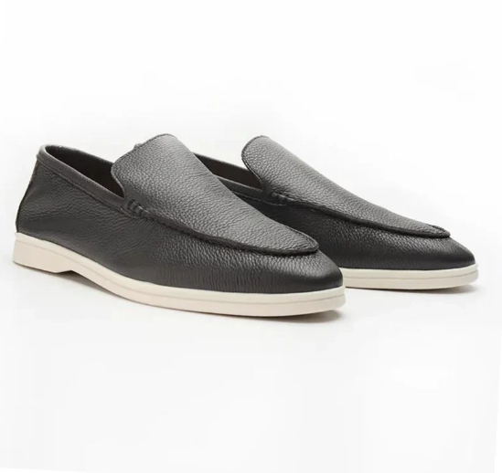 VORO Cowhide Leather Loafers