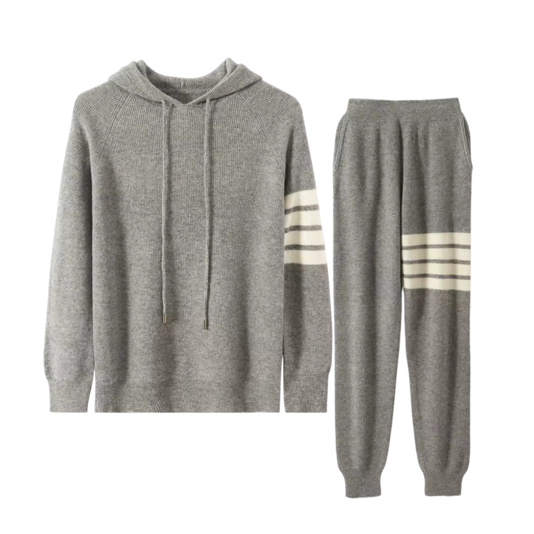 Stripe de survêtement en laine 100% mérinos
