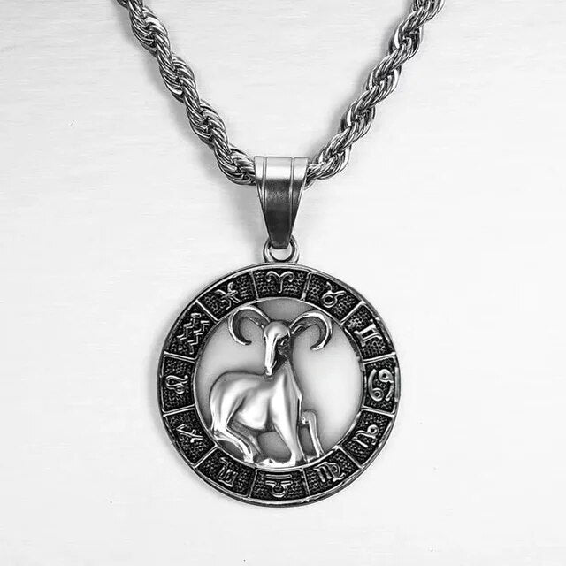 Collier de signe Voro-Zodiac - Argent