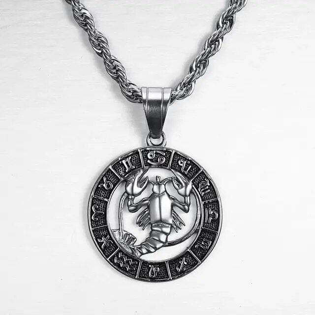 Collier de signe Voro-Zodiac - Argent