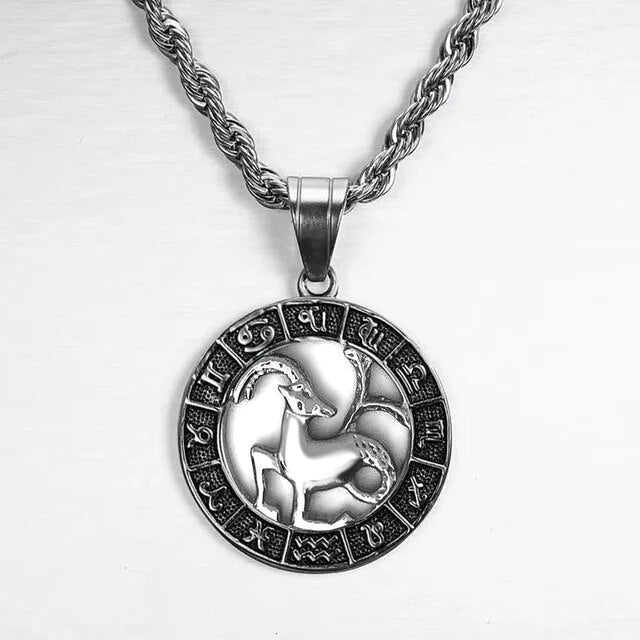 Collier de signe Voro-Zodiac - Argent