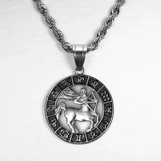 Collier de signe Voro-Zodiac - Argent