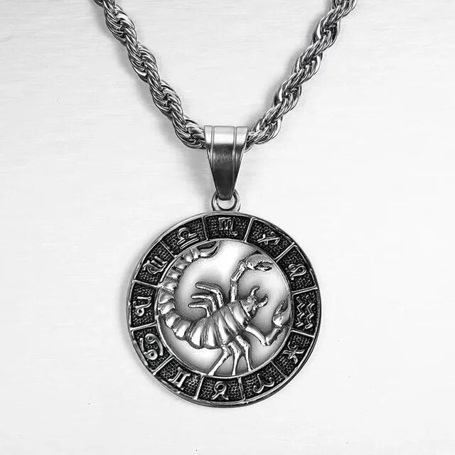Collier de signe Voro-Zodiac - Argent