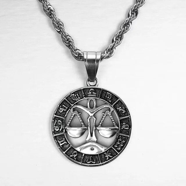 Collier de signe Voro-Zodiac - Argent