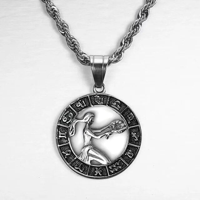 Collier de signe Voro-Zodiac - Argent