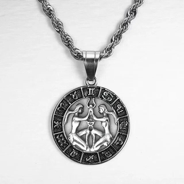 Collier de signe Voro-Zodiac - Argent