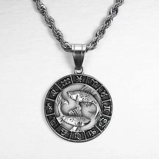 Collier de signe Voro-Zodiac - Argent