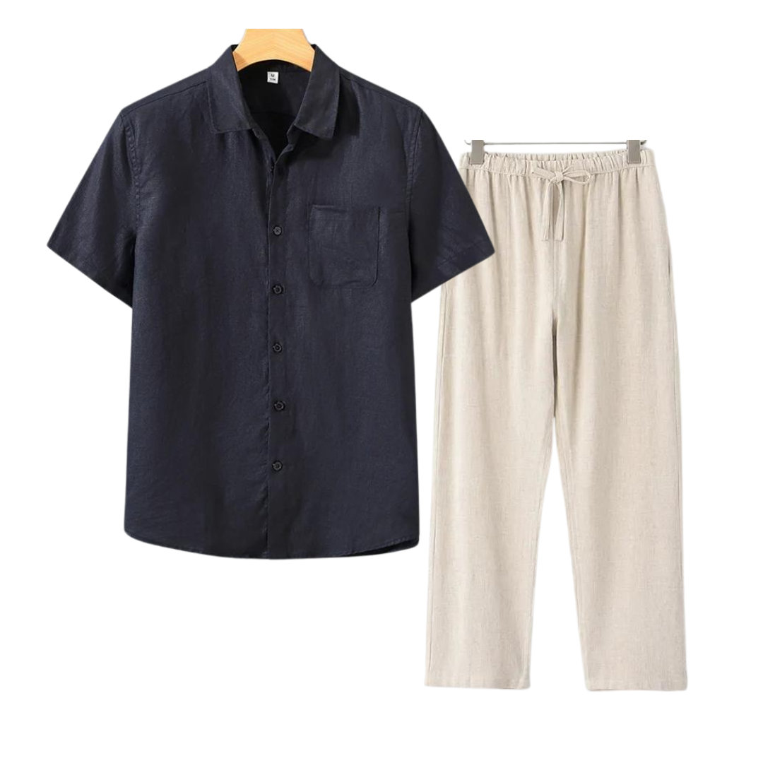 Conjunto de lino VORO (corto)