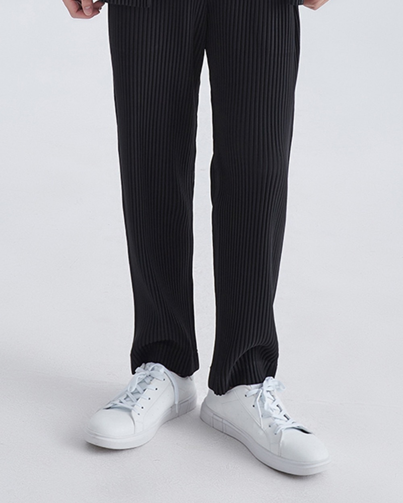 Pantalón de algodón acanalado