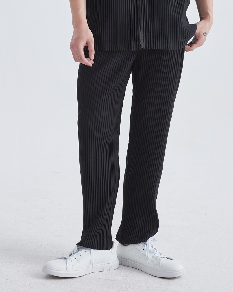 Pantalón de algodón acanalado