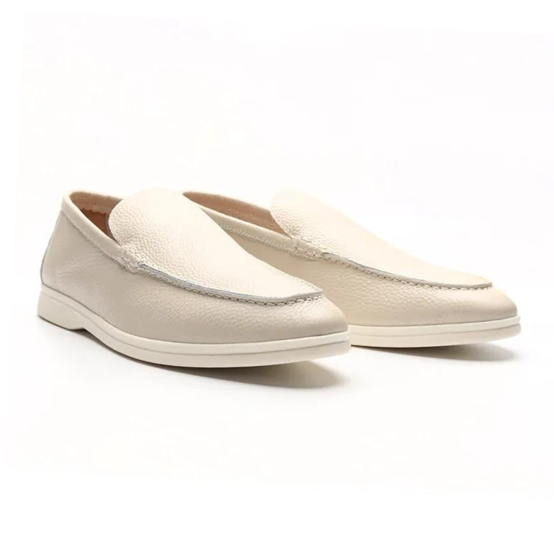 VORO Cowhide Leather Loafers