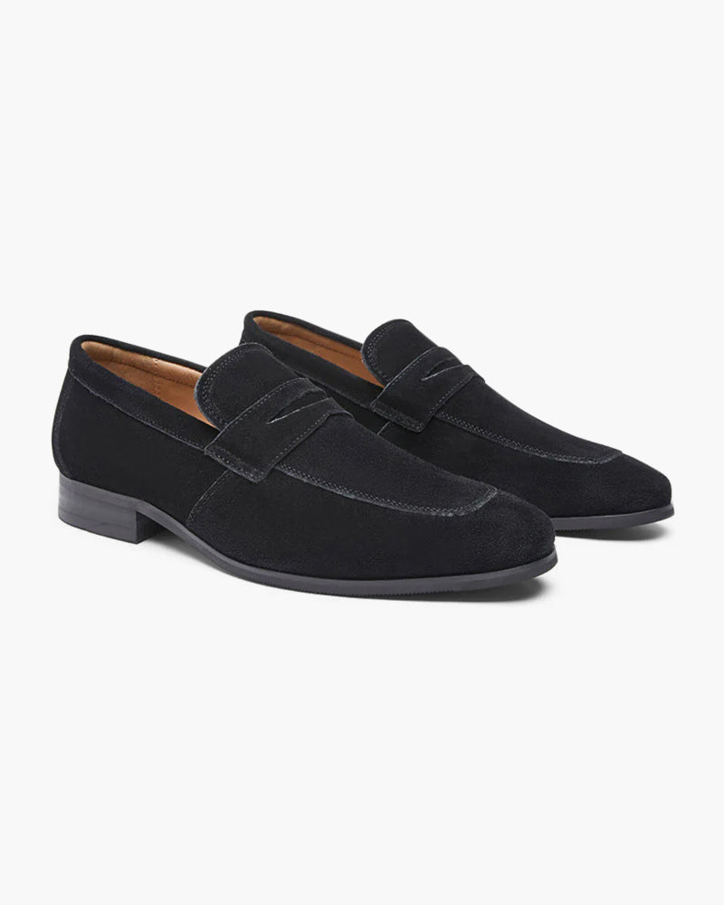 VORO Suede Penny Loafers