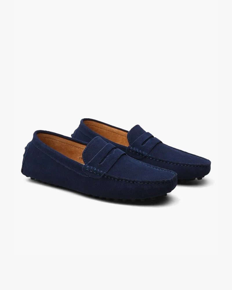 VORO Suede Driver Loafers