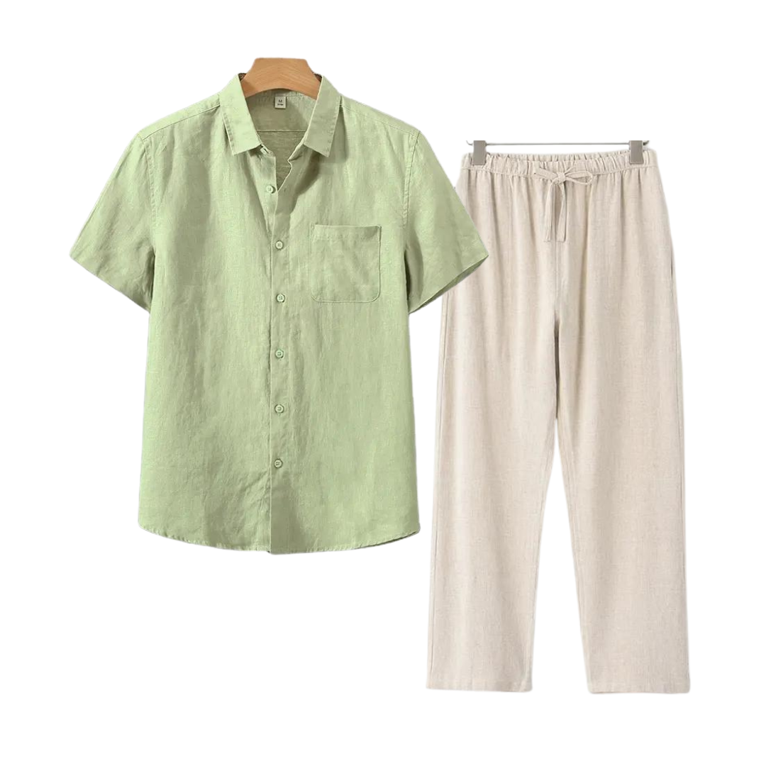 Conjunto de lino VORO (corto)