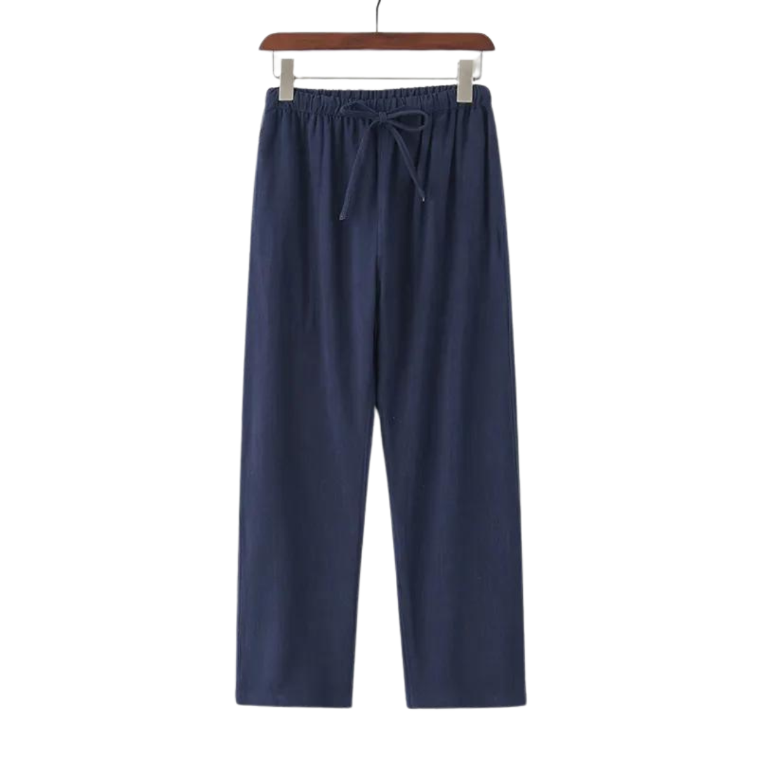 Fez - Pantalón de lino (corte extragrande)