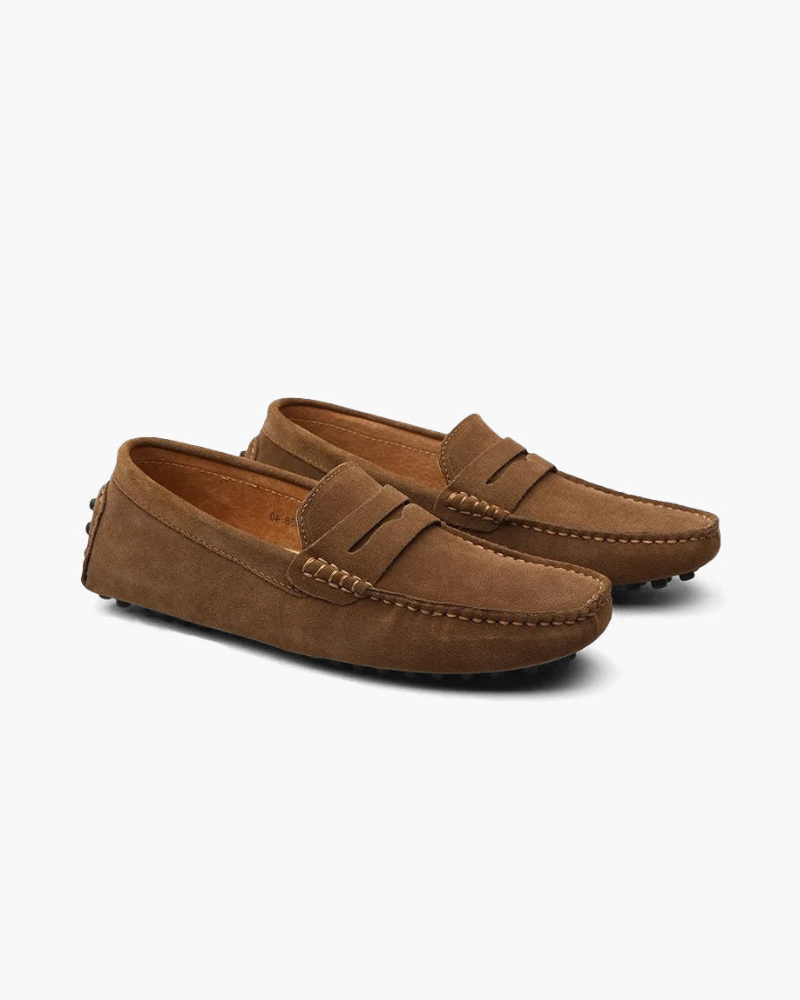 VORO Suede Driver Loafers