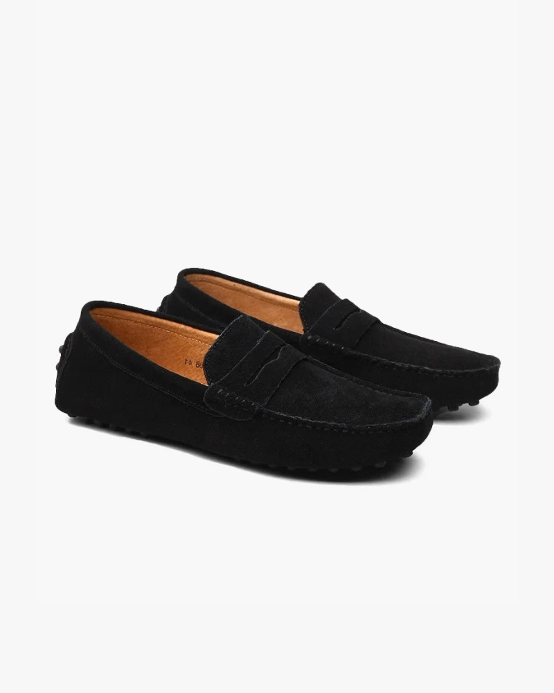 VORO Suede Driver Loafers