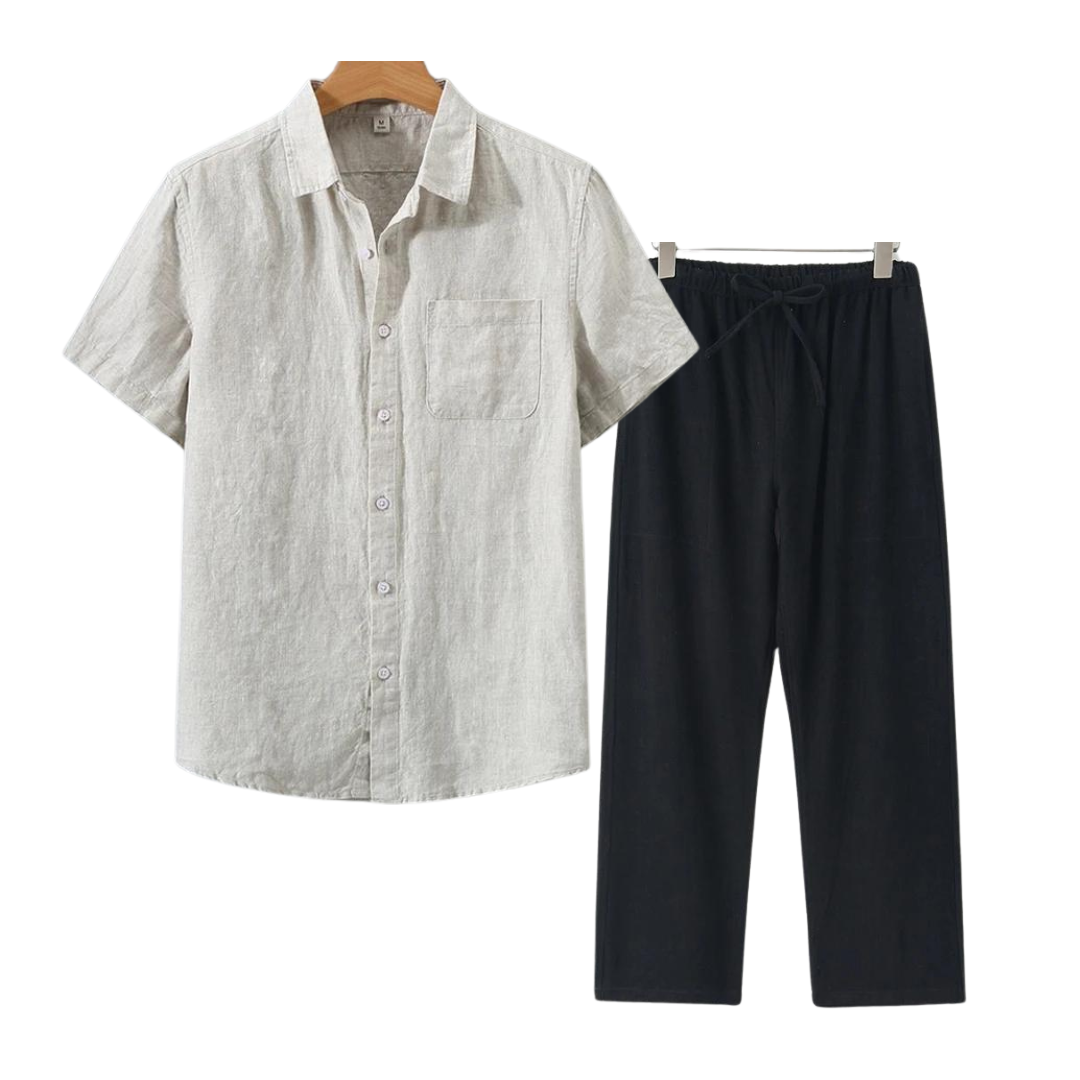 Conjunto de lino VORO (corto)