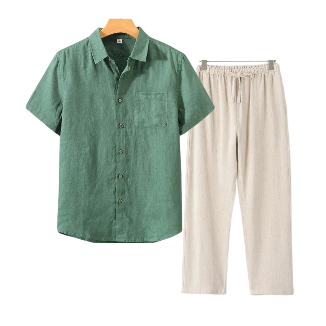 Conjunto de lino VORO (corto)