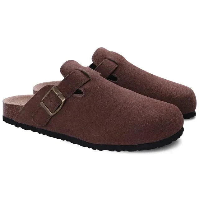 VORO Suede Clogs