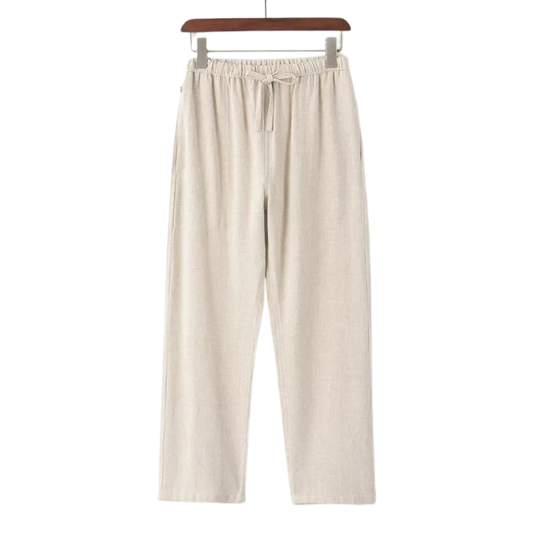 Fez - Pantalón de lino (corte extragrande)