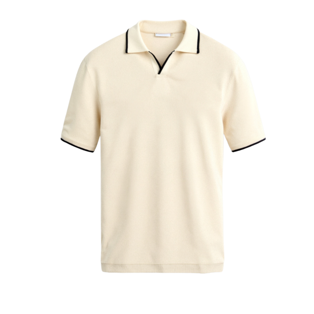 VORO Contrast Slim Fitted Polo