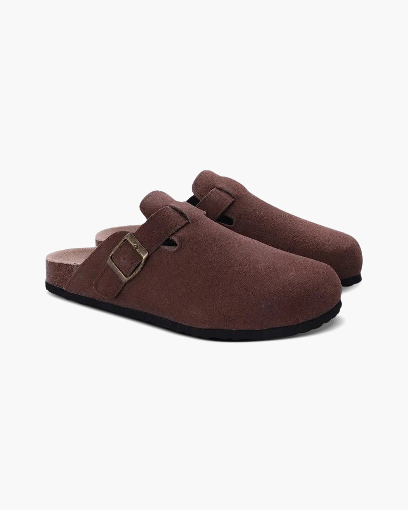 VORO Suede Clogs