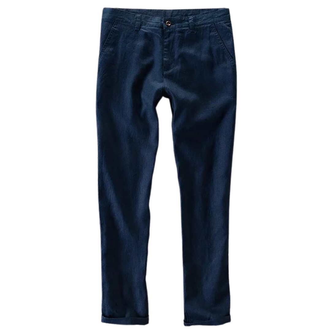 Pantalones casuales 100% lino