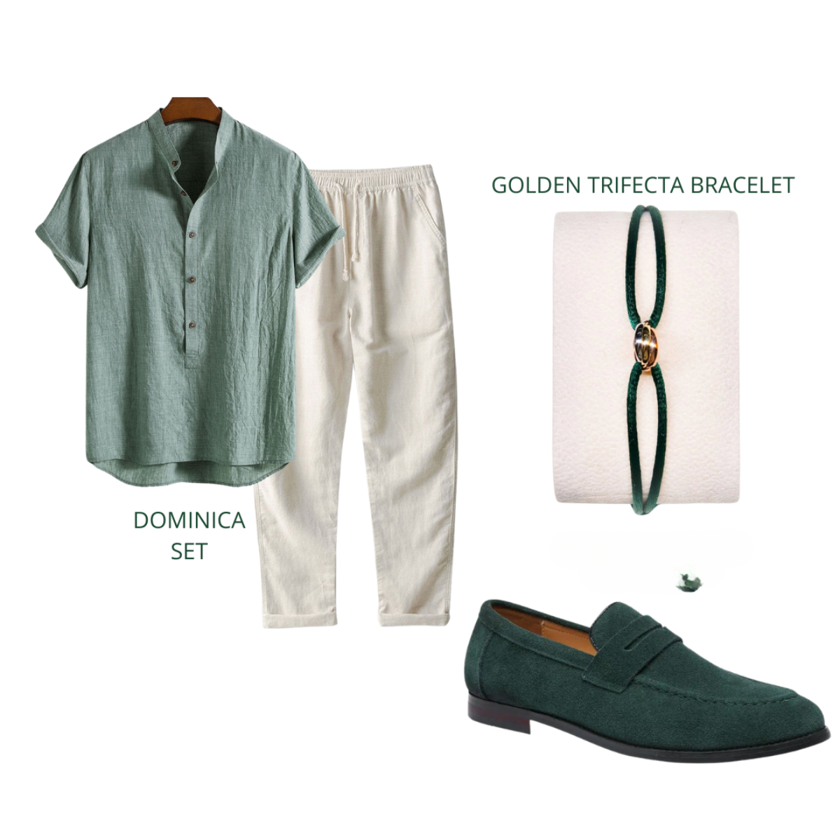Conjunto VORO de 4 piezas - Verde