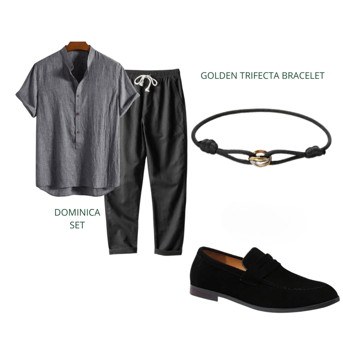 Conjunto VORO de 4 piezas - Negro