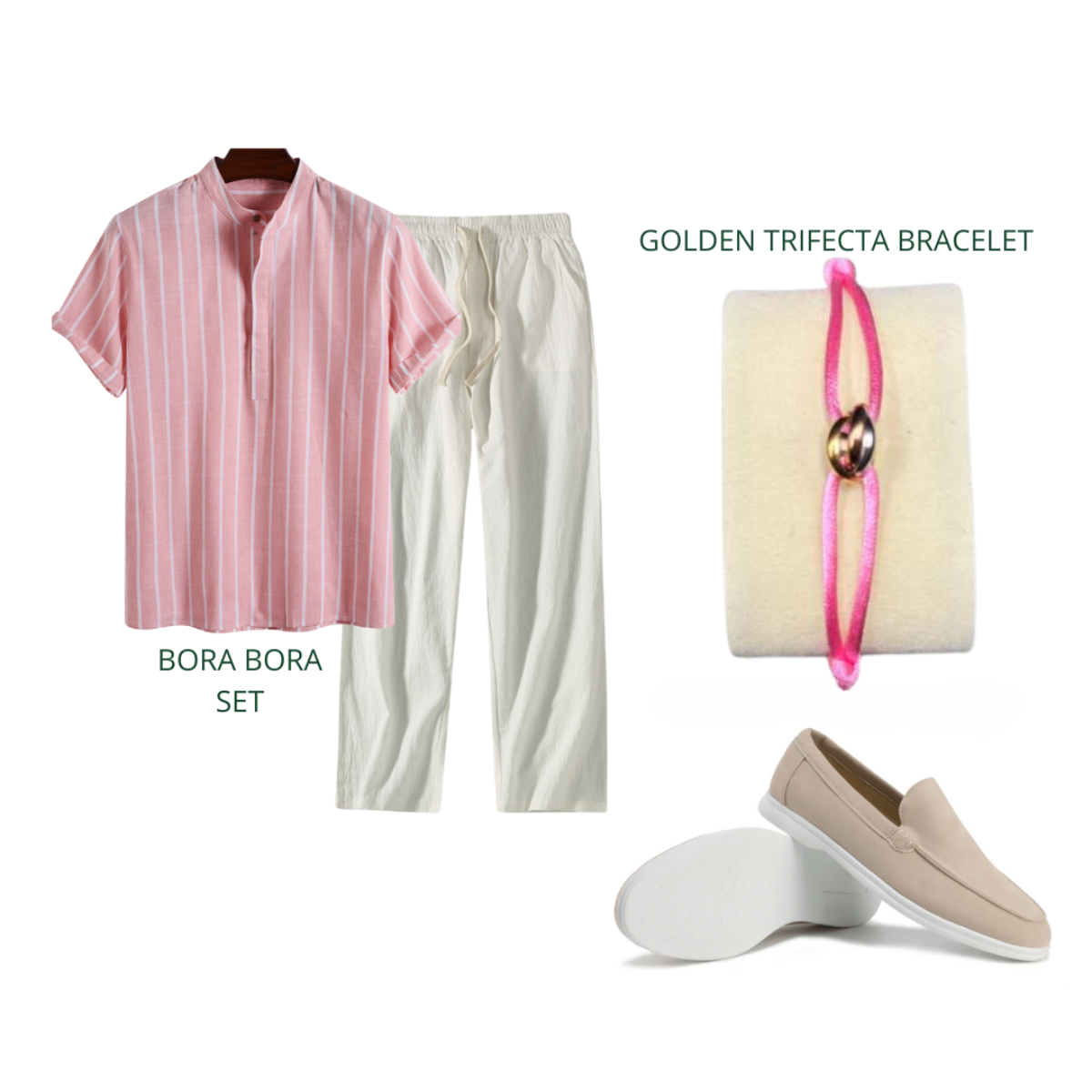 Conjunto VORO de 4 piezas - Rosa