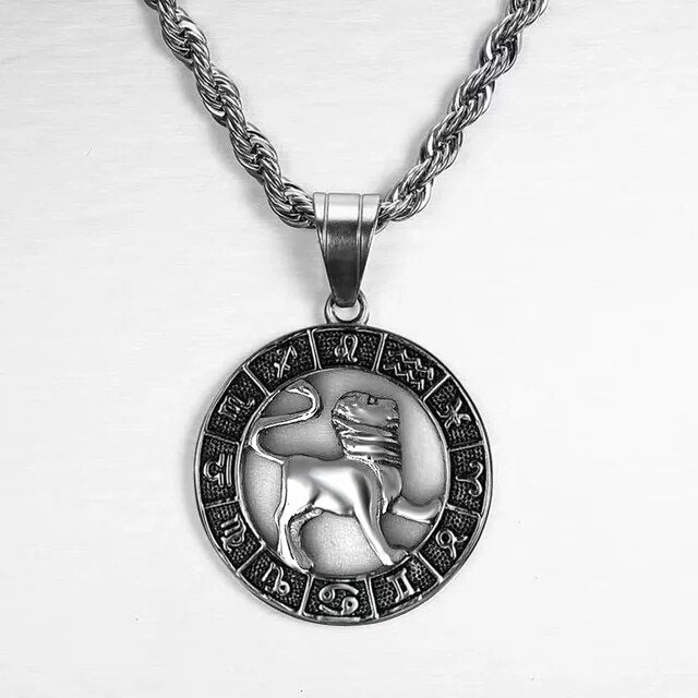 VORO - Collar con el signo del zodiaco - Plata