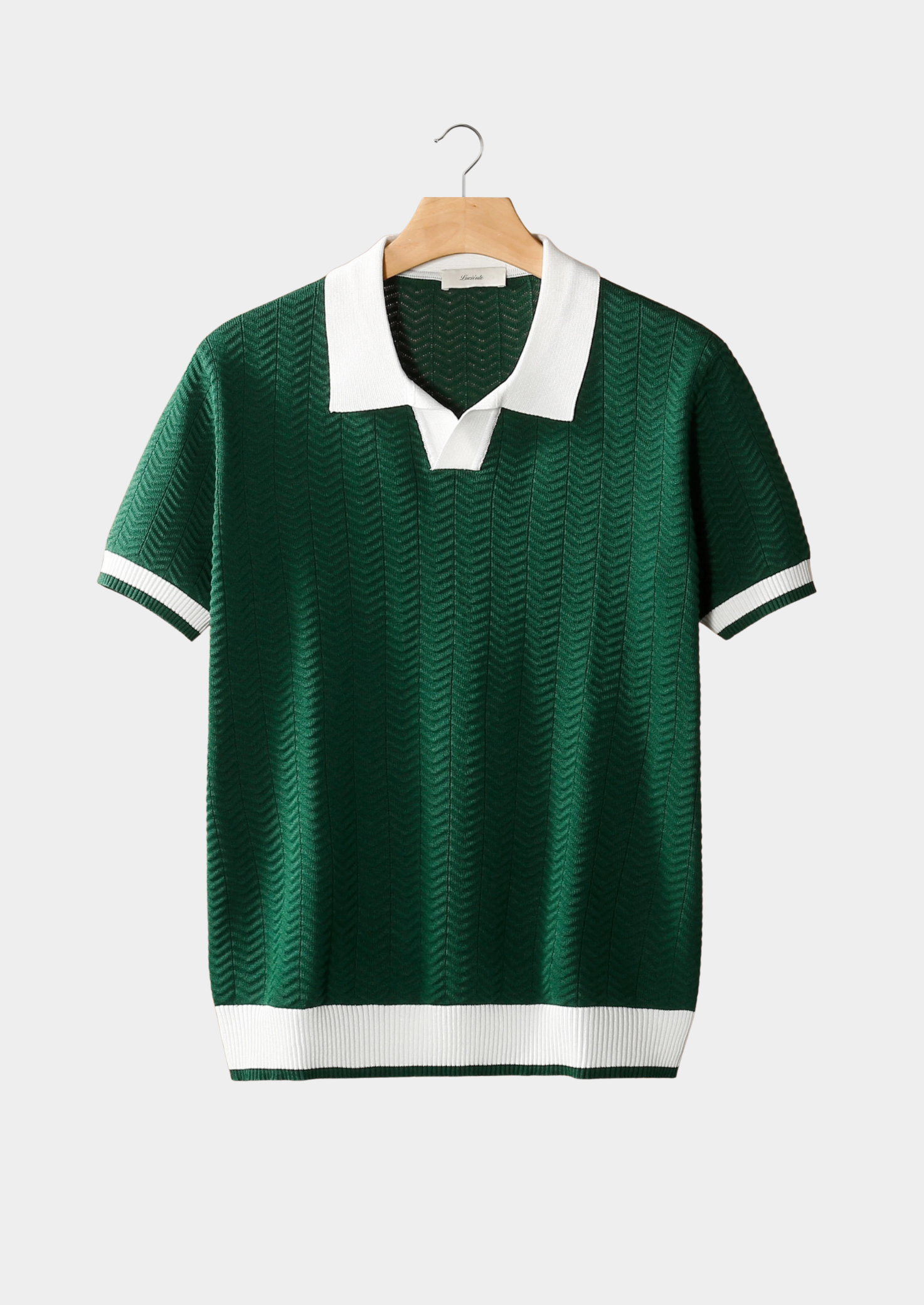 VORO CONTRAST TEXTURED POLO